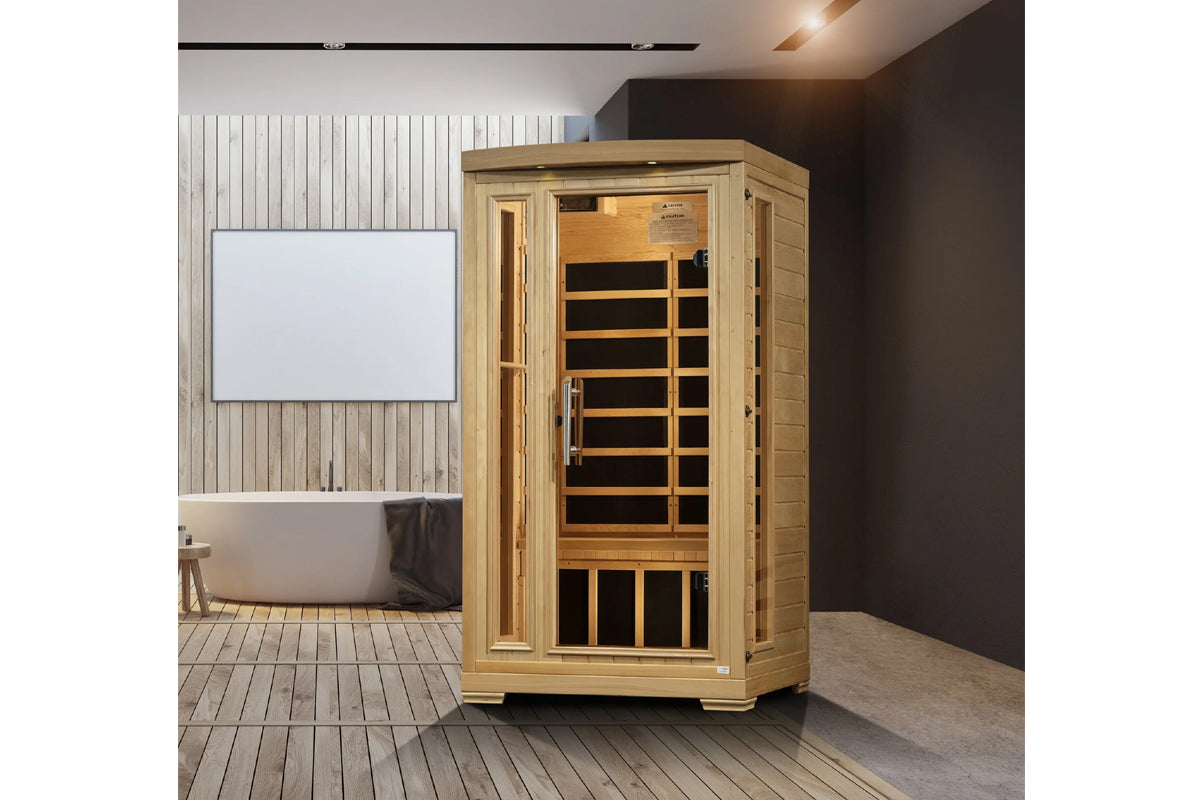 New 2026 Pro 6 "Madison" 1-2 Person Near Zero EMF Far Infrared Sauna