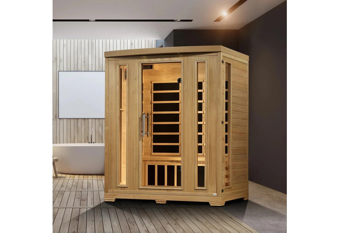 New 2026 Pro 6 "Melanie" 3-Person Near Zero EMF Far Infrared Sauna