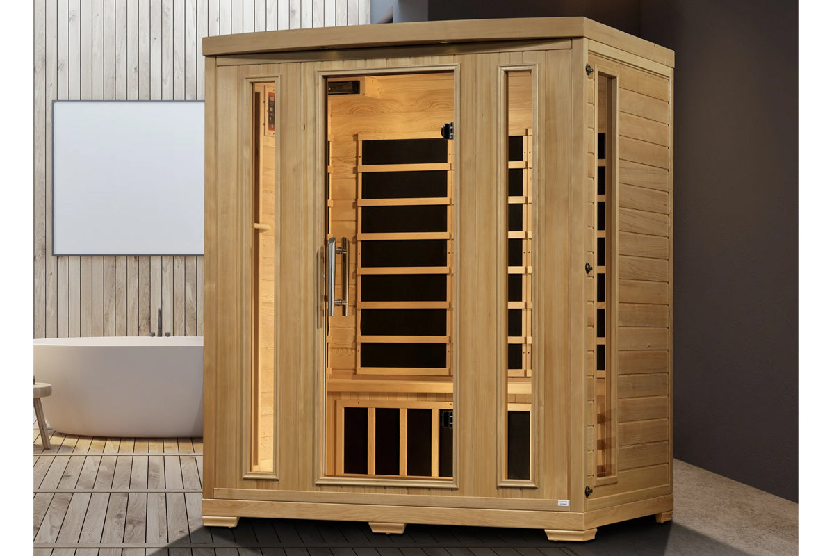 New 2026 Pro 6 "Melanie" 3-Person Near Zero EMF Far Infrared Sauna