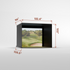 Pro Golf Simulator Enclosure Kit with Impact Screen