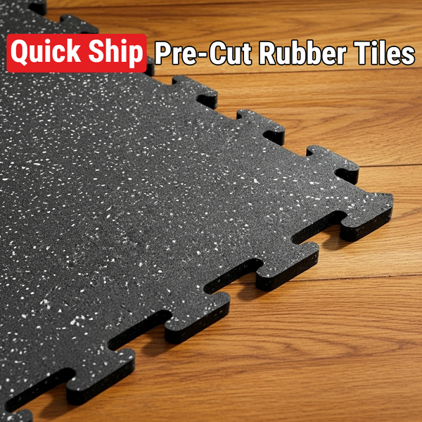 (NEW!) Quick Ship TrueFit Rubber Gym Tiles