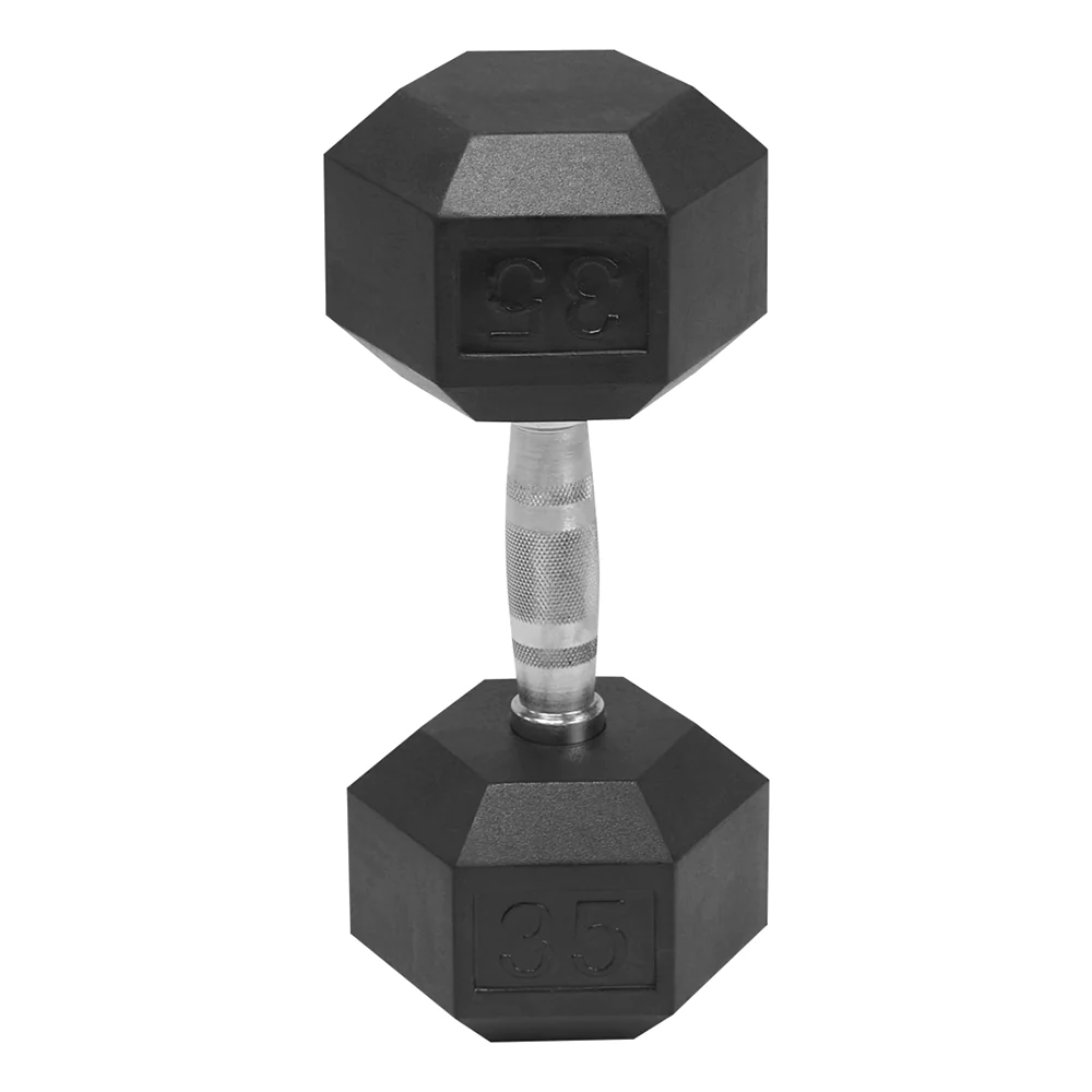 Rubber Hex Dumbbell