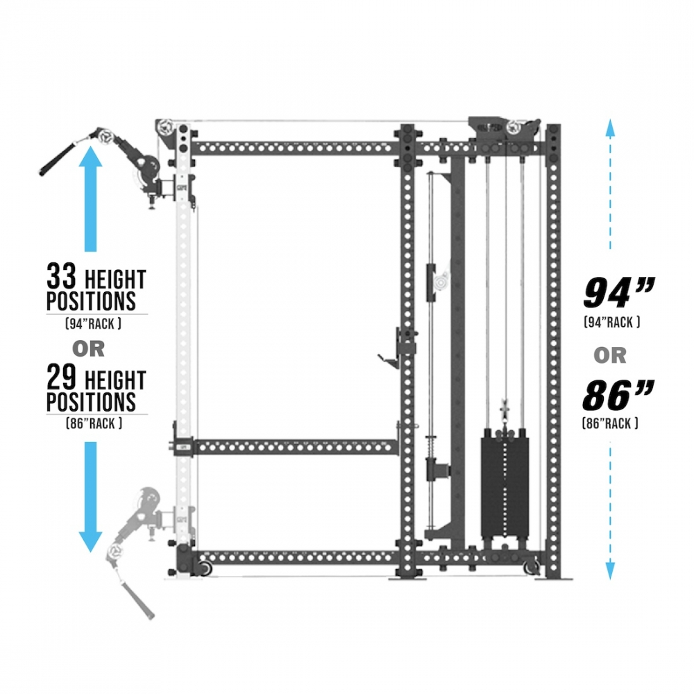 GetRXd RX3 Tornado 6-post Smith Machine
