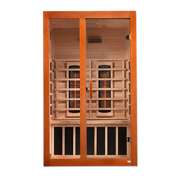 New 2026 Santiago 2 Person Full Spectrum Infrared Sauna - Canadian Hemlock