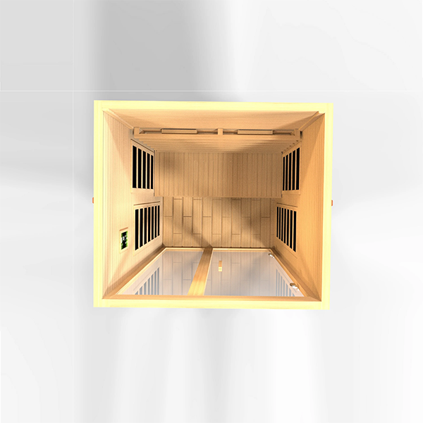 New 2026 Santiago 2 Person Full Spectrum Infrared Sauna - Canadian Hemlock