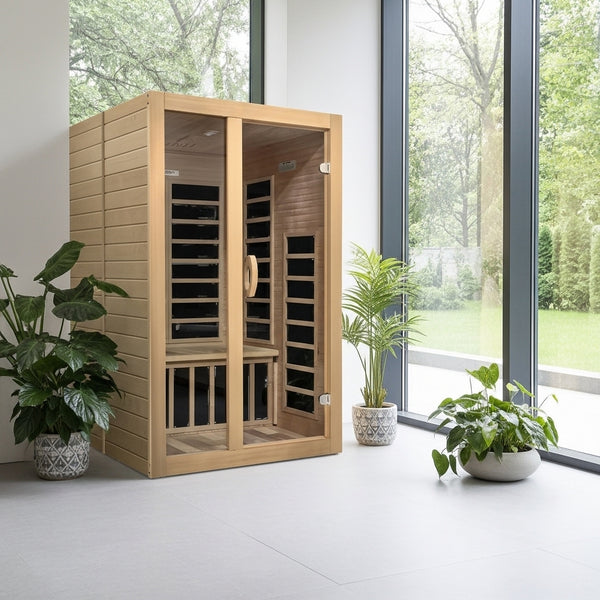 Golden Designs Santiago - 2 Person Low EMF FAR Infrared Sauna