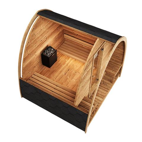 Model G3 6 Person Traditional Outdoor Sauna