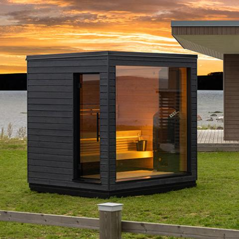 SaunaLife Model G6 5 Person Traditional Outdoor Sauna