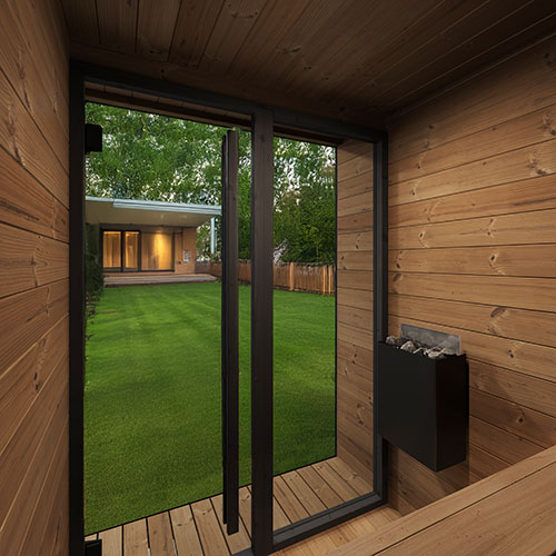 GL4 4 Person Outdoor Sauna Kit
