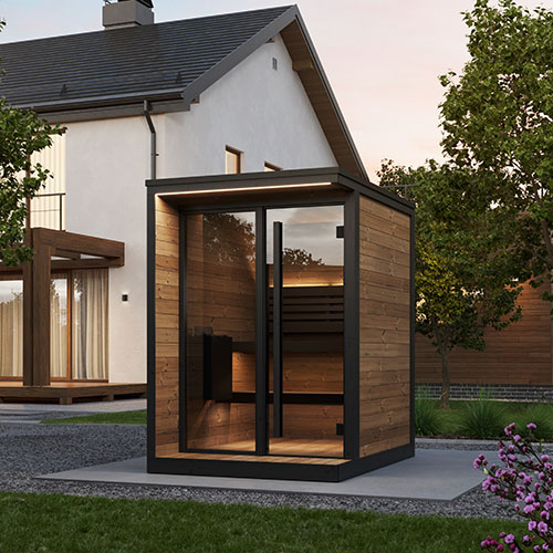 GL4 4 Person Outdoor Sauna Kit