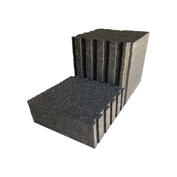 Modern Series - Edge-Lock Rubber Gym Tiles