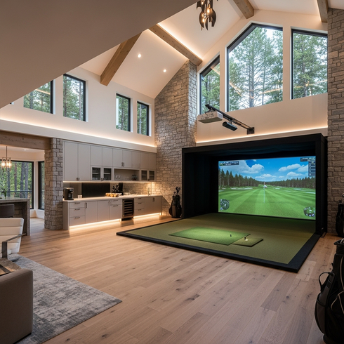 Uneekor EYE XO2 Studio Complete Golf Simulator Package
