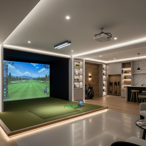 Foresight QuadMAX Studio Complete Golf Simulator Package