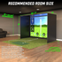 Uneekor EYE Mini Lite W10 Golf Simulator Package