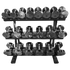 Warrior 5-50lb Chrome Dumbbell Set