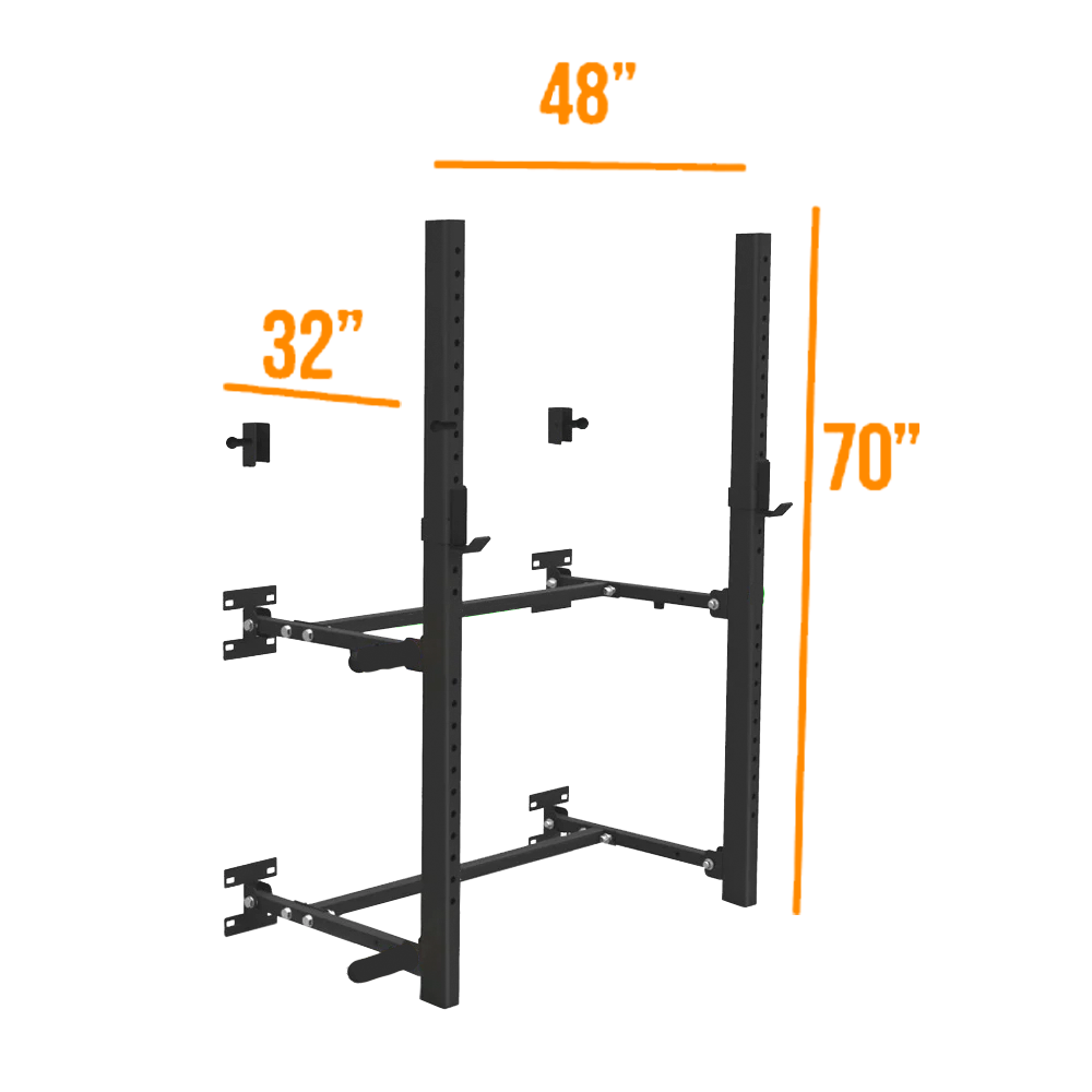 Warrior Folding Wall Mounted Rack