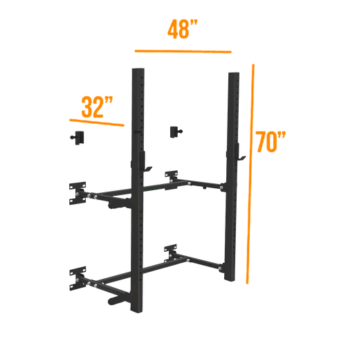 Warrior folding wall rack hotsell