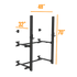 Warrior Folding Wall Mounted Rack