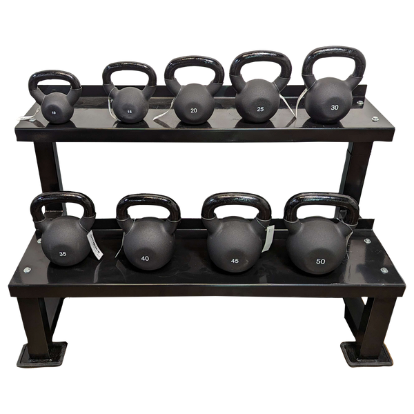 Warrior Neoprene Coated Black Kettlebell
