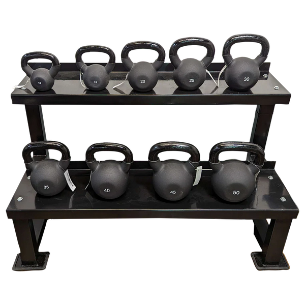 Warrior Neoprene Coated Black Kettlebells & Packages