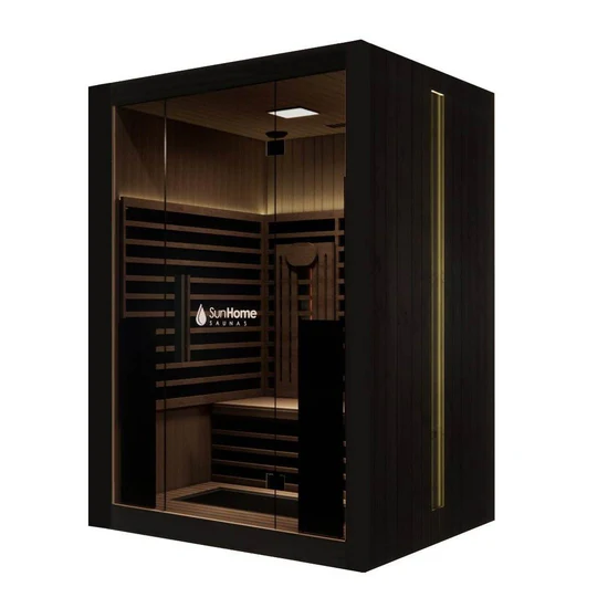Sun Home Eclipse™ 2-Person Red Light & Infrared Sauna