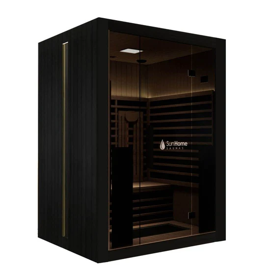 Sun Home Eclipse™ 2-Person Red Light & Infrared Sauna