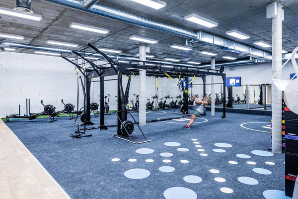 Seamless Vulcanized Rubber Gym Flooring
