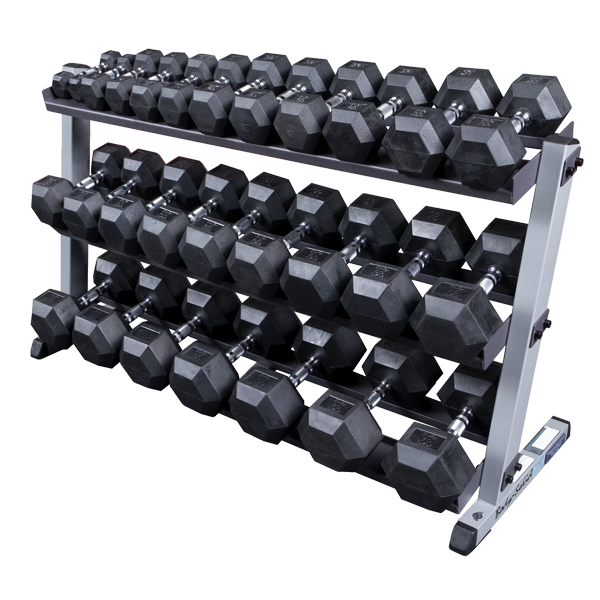Optional 3rd Tier Dumbbell Shelf (5-70lbs)