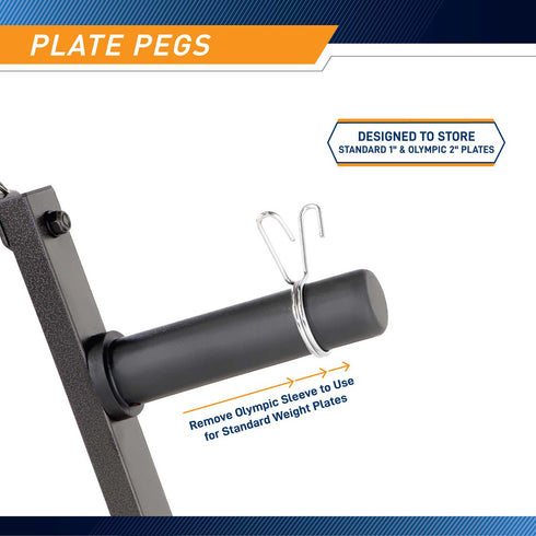 Marcy olympic weight plate tree on sale