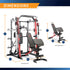 Marcy Smith Machine / Cage System with Pull-Up Bar and Landmine Station | SM-4033