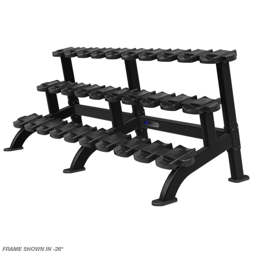 Nautilus Triple Dumbbell Rack