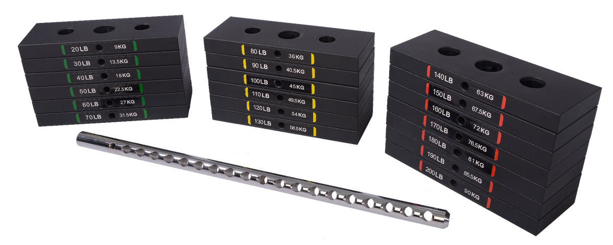 Powertec Weight Stack Set 190 lbs. – Sparks