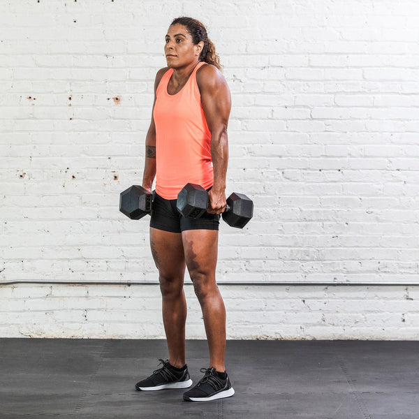 Rubber Hex Dumbbell