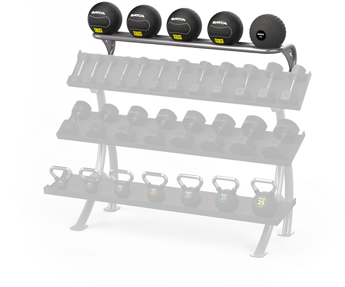 Batca FZ-11 3 Tier 6' Dumbbell/Kettlebell Rack