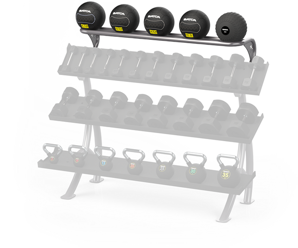 Batca FZ-11 3 Tier 6' Dumbbell/Kettlebell Rack