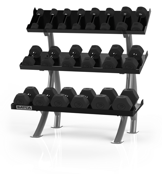 Batca FZ-7 (3-Tier 4' Dumbbell Rack)
